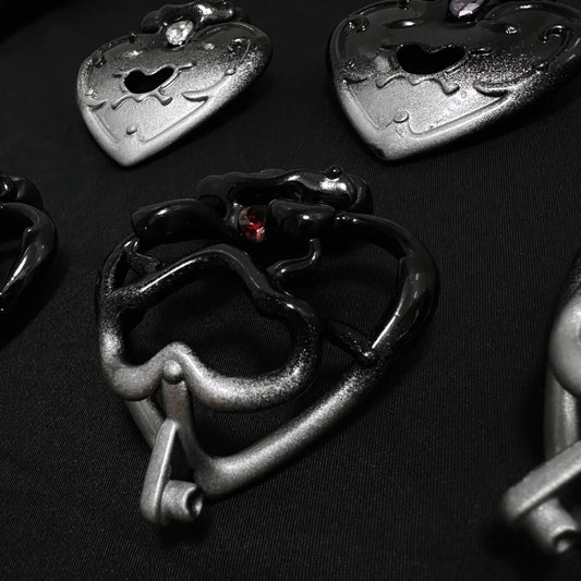 Black Gothic Chastity Cage – alternative view 2