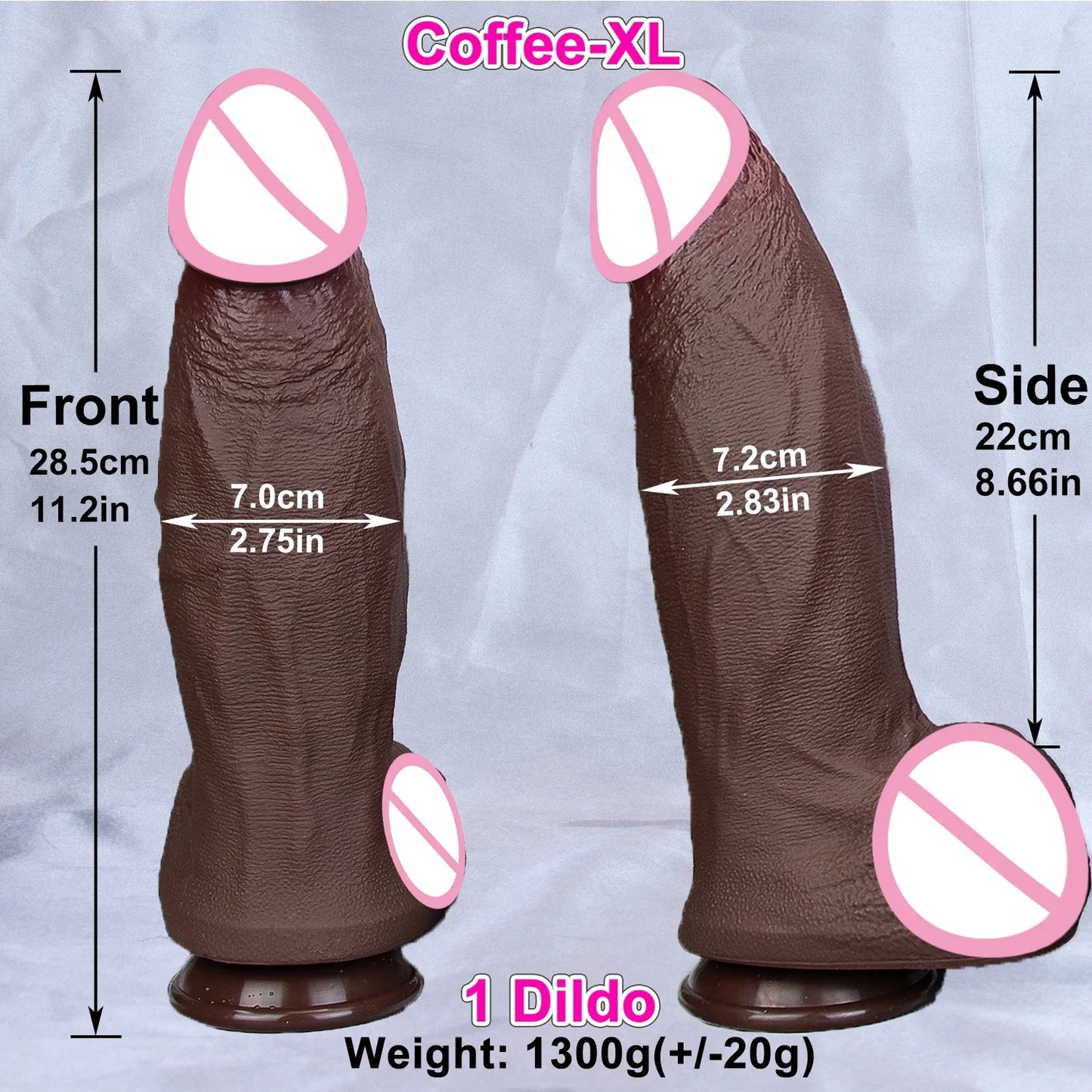 Thick Realistic Dildo with Suction Cup