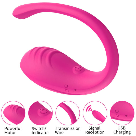 App-Controlled Vaginal and Clitoral Vibrator – alternative view 2