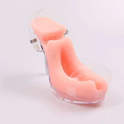 Transparent Stiletto High Heel Fleshlight (Clear Sole)