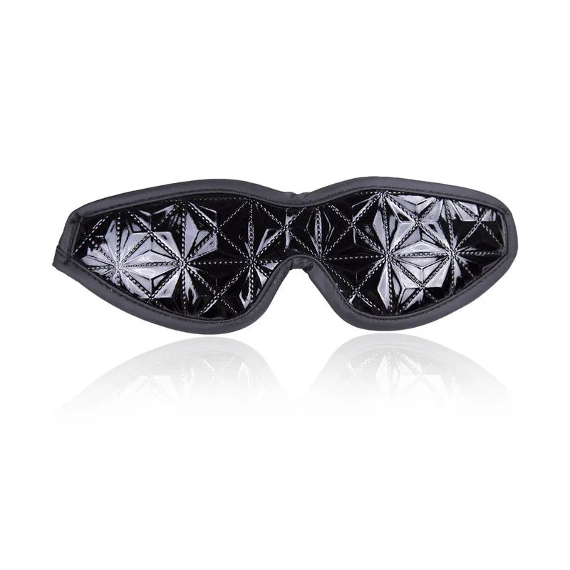 Faux Leather Blindfold