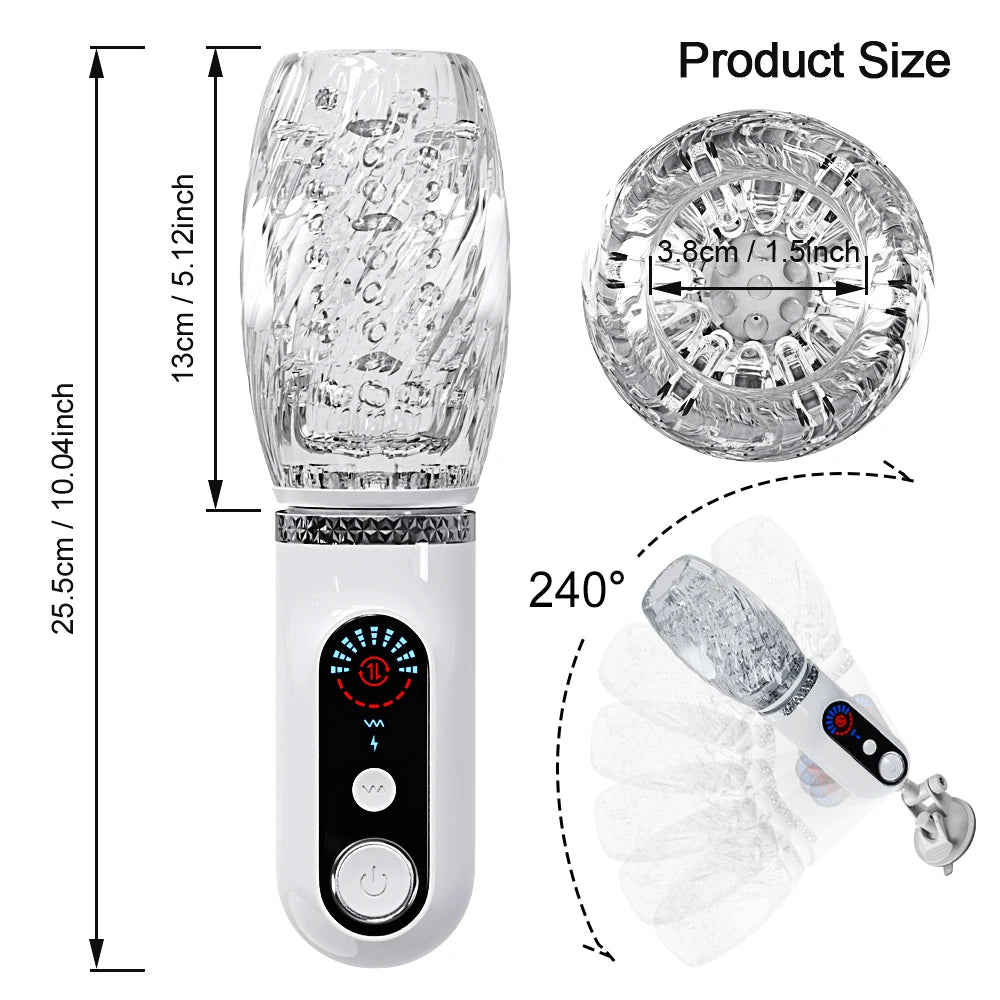 Automatic Thrusting & Rotating Masturbator