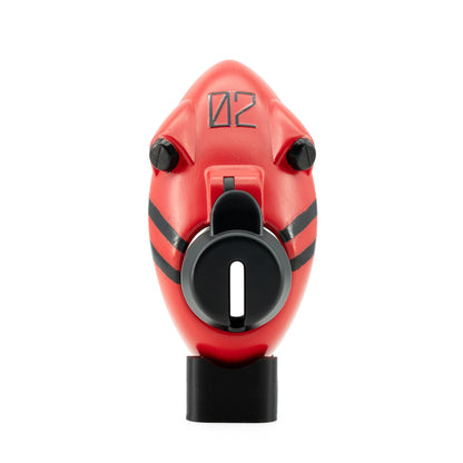 Evangelical Red Mecha Chastity Plate