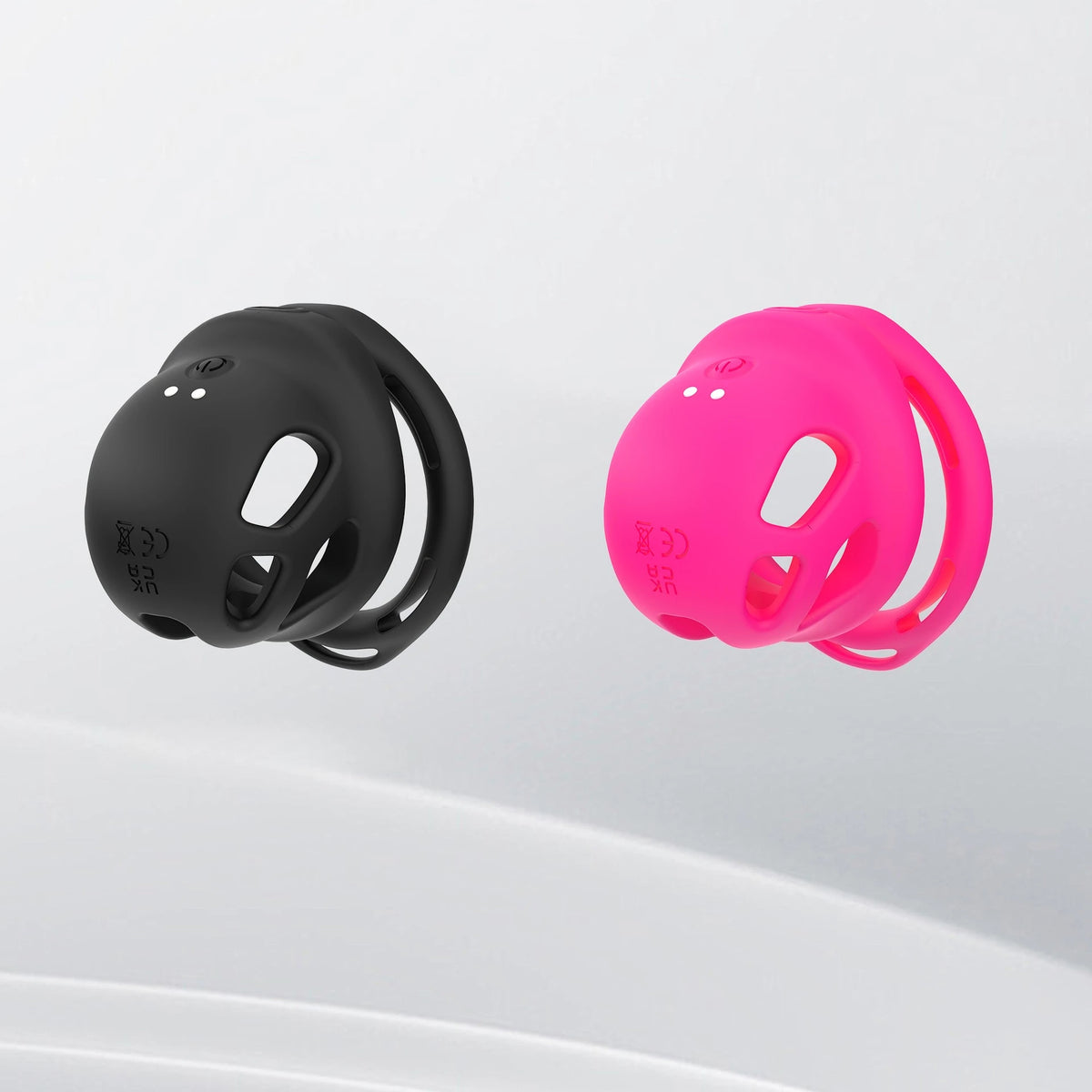Pink Remote-Control Vibration Chastity Cage – alternative view 4