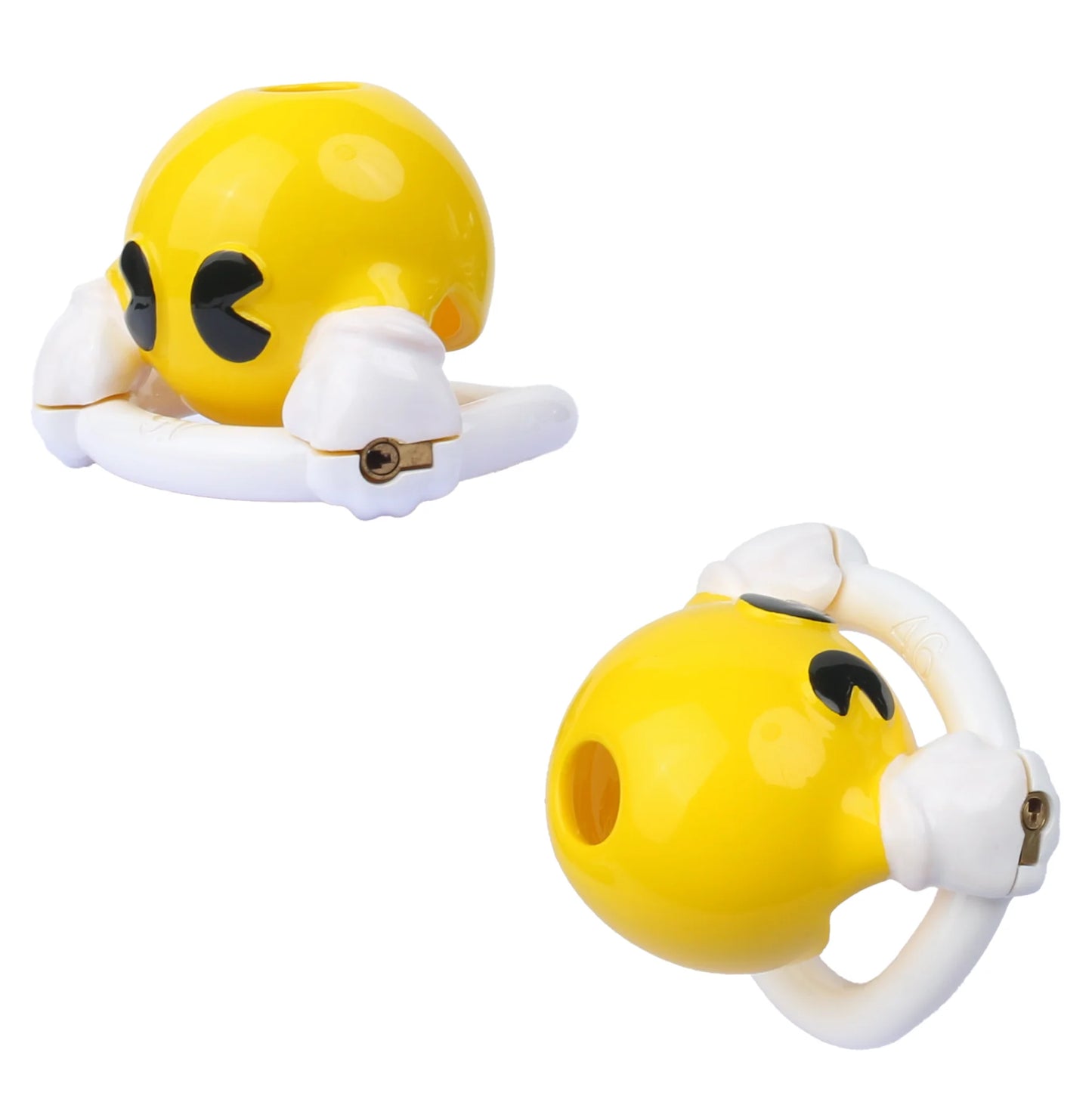 Hungry Yellow Guy Chastity Cage
