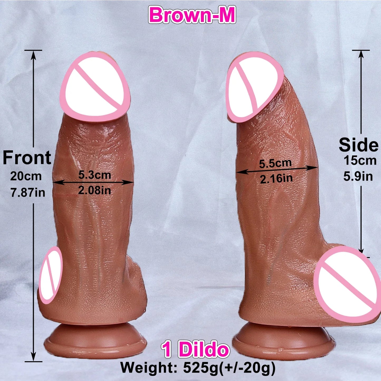 Thick Realistic Dildo with Suction Cup