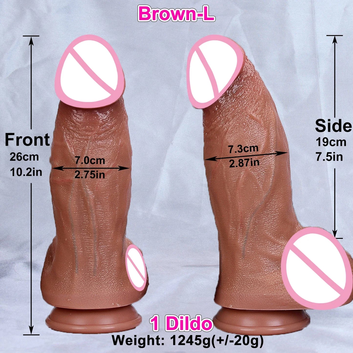 Thick Realistic Dildo with Suction Cup