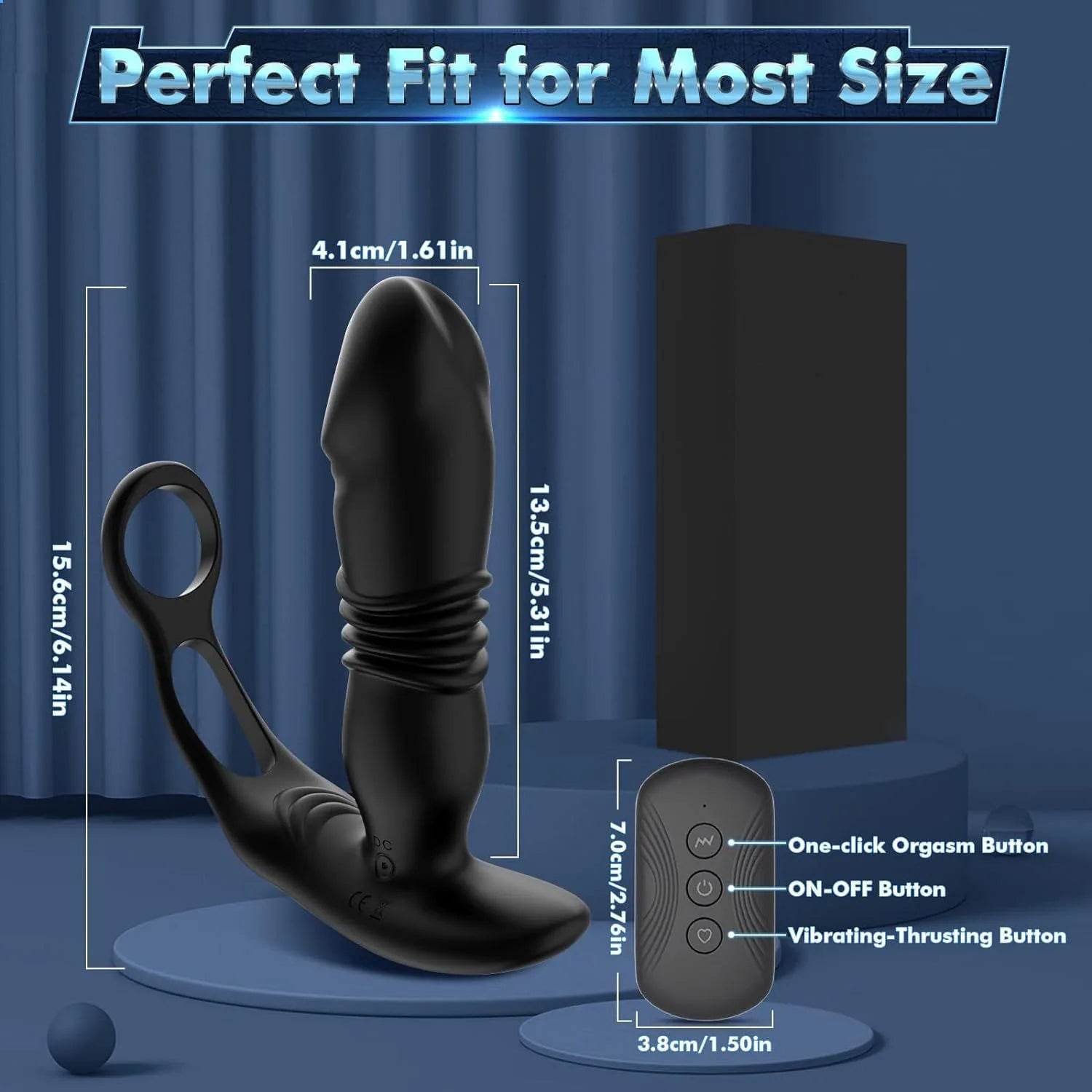 Thrusting Buttplug and Prostate Massager