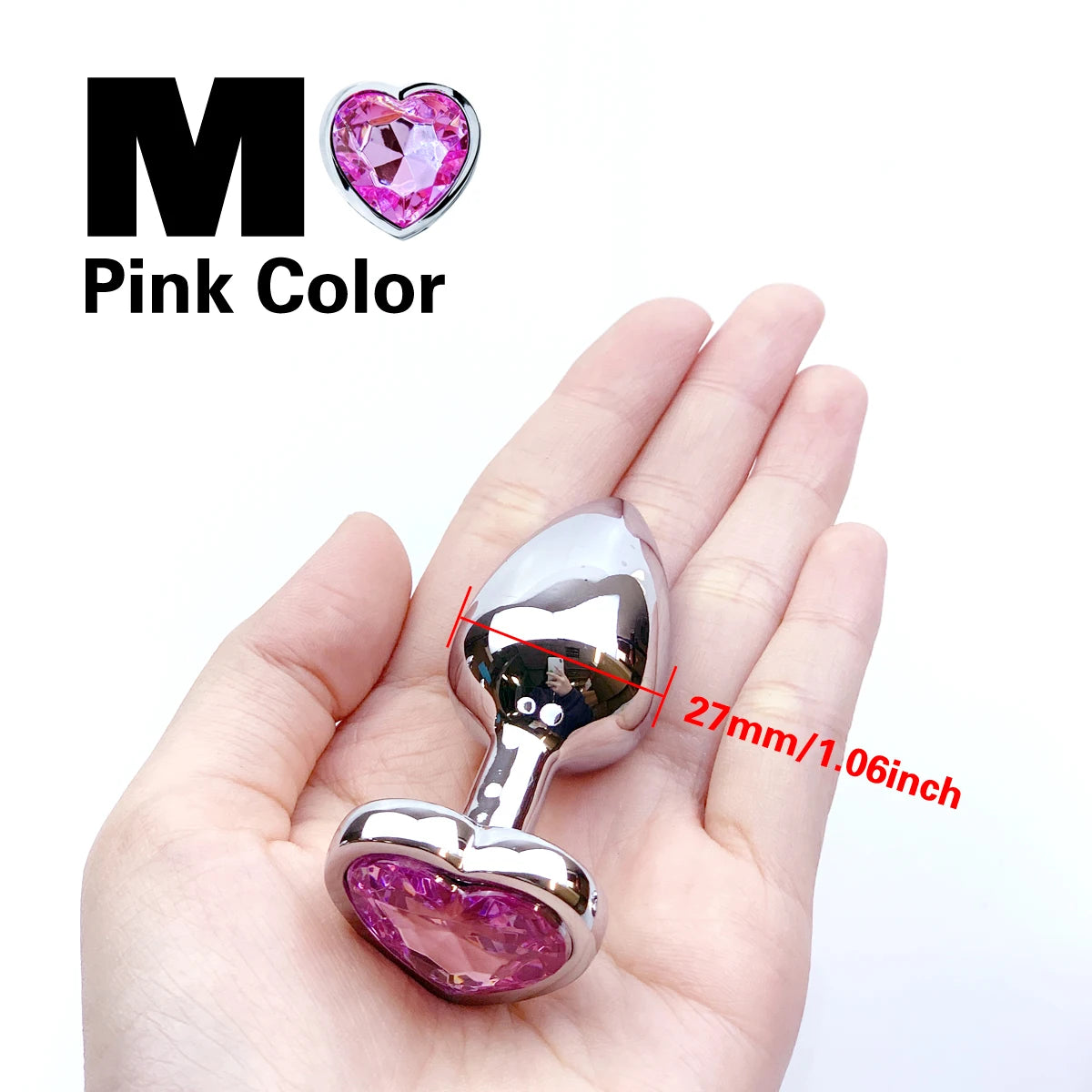 Heart Shape Butt Plug Set (5 Sizes)