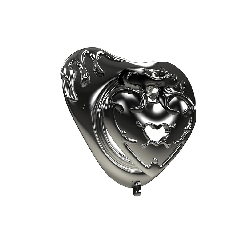 Black Gothic Chastity Cage – alternative view 6