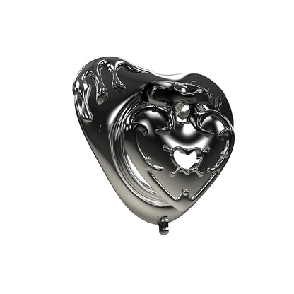 Black Gothic Chastity Cage – alternative view 6
