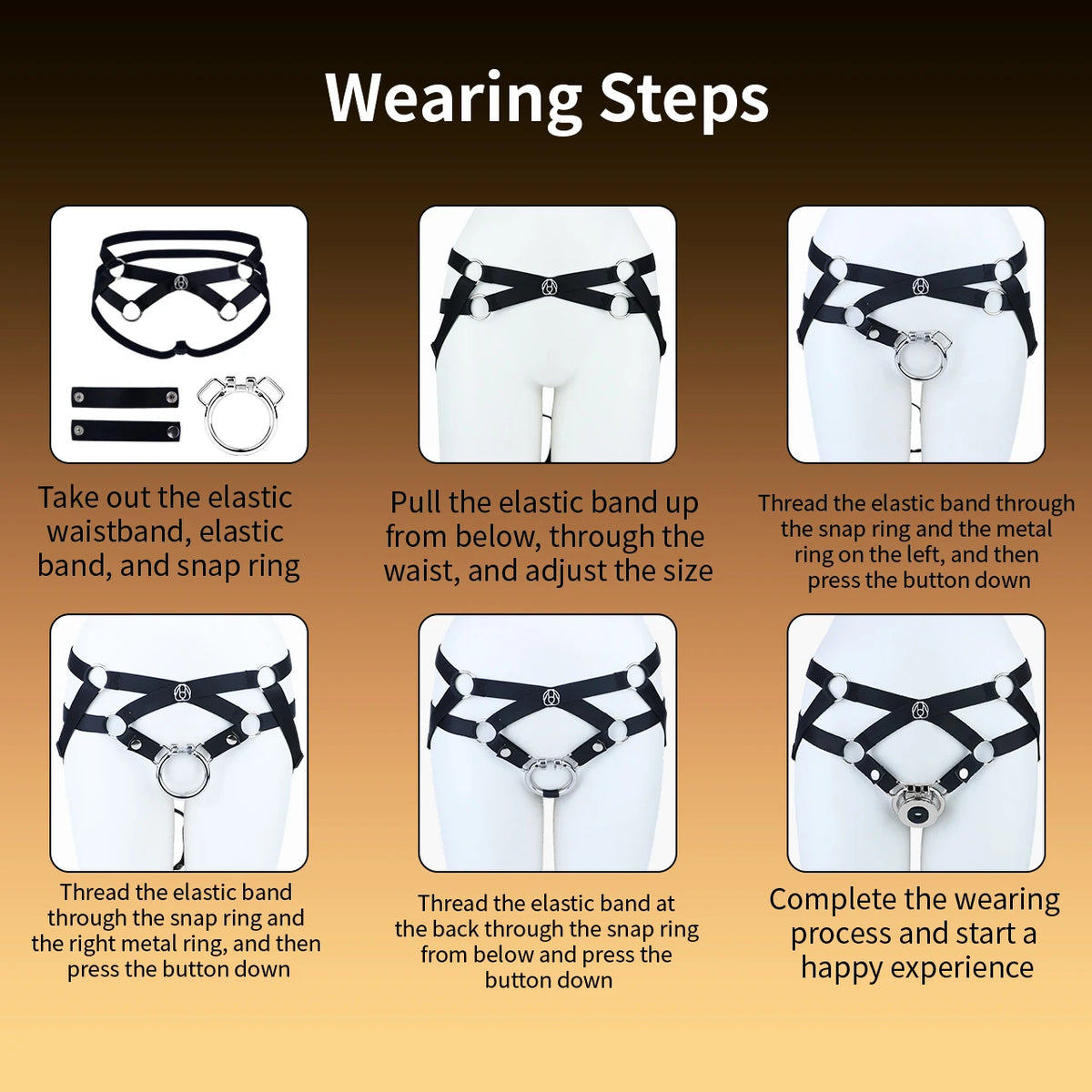 Mirror Steel Flat Chastity Cage