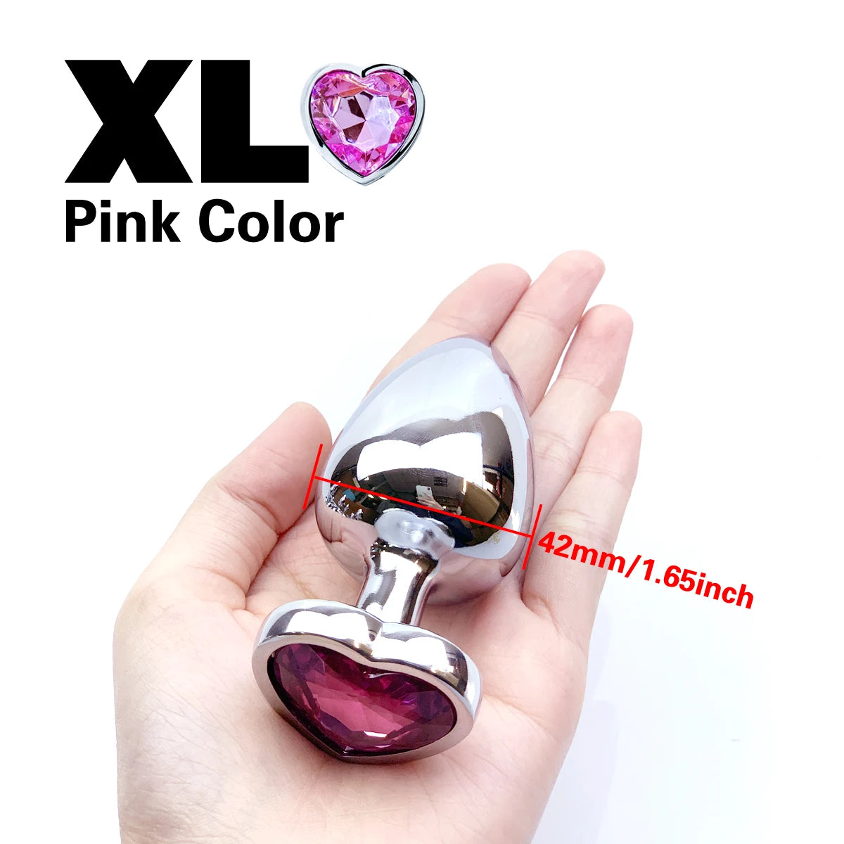 Heart Shape Butt Plug Set (5 Sizes)