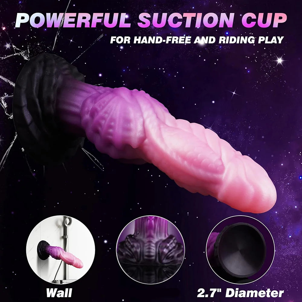 Pink Monster Fantasy Dildo – alternative view 4