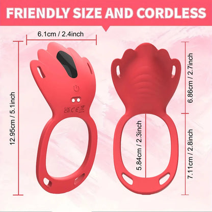 Wearable Clitoral Vibrator Harness