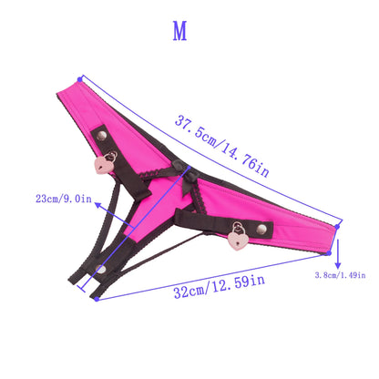 Lockable Chastity Support Harness
