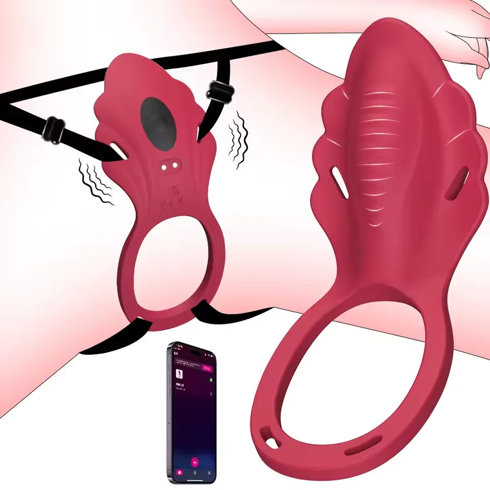 Clitoral Vibrator And Harness