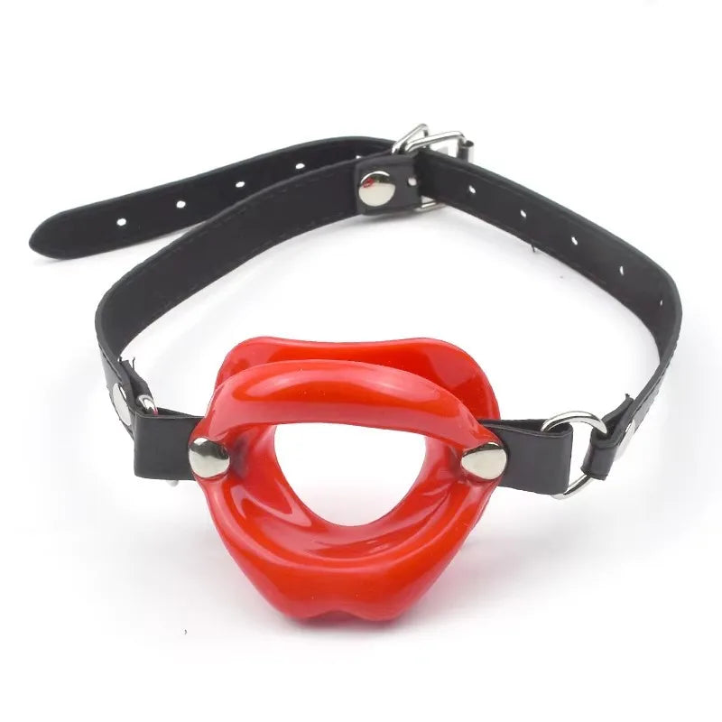 Red Lips Open Mouth Gag