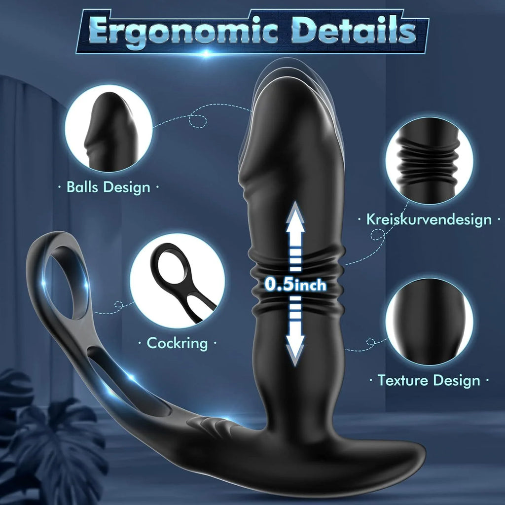 Thrusting Buttplug and Prostate Massager