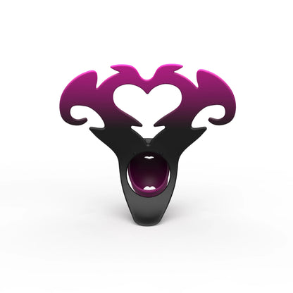 Purple Succubus Chastity Plate Set