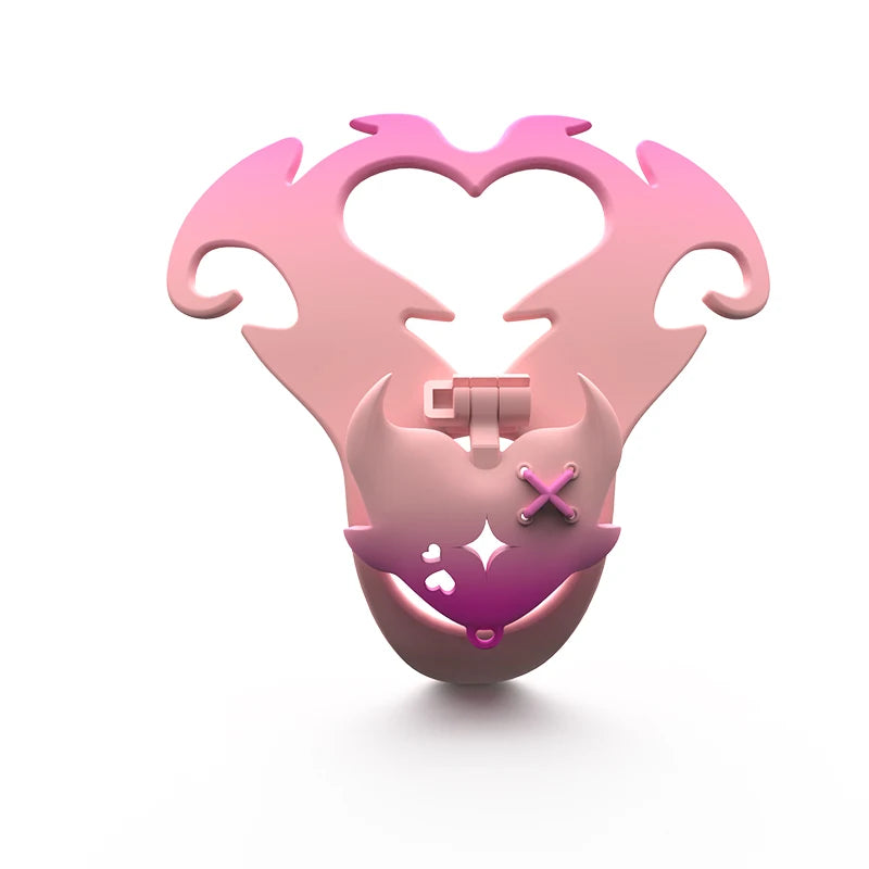 Pink Succubus Chastity Plate Set