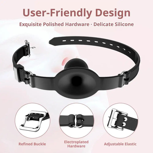 Breathable Silicone Ball Gag – alternative view 1