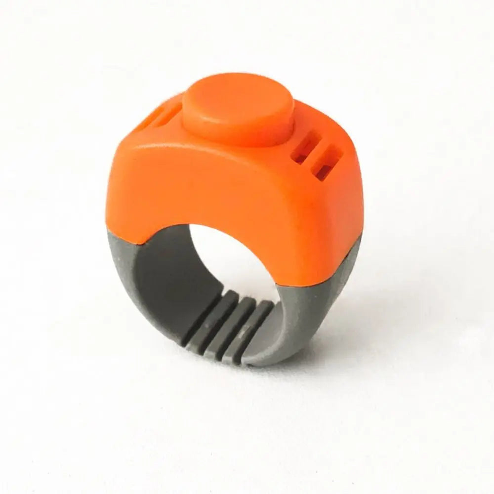 Pet training finger clicker in orange