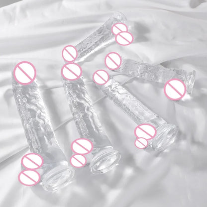 Clear Soft Jelly Dildo