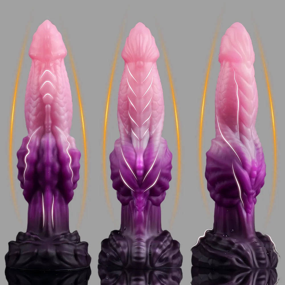 Pink Monster Fantasy Dildo – alternative view 1