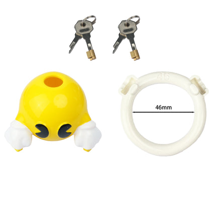 Hungry Yellow Guy Chastity Cage