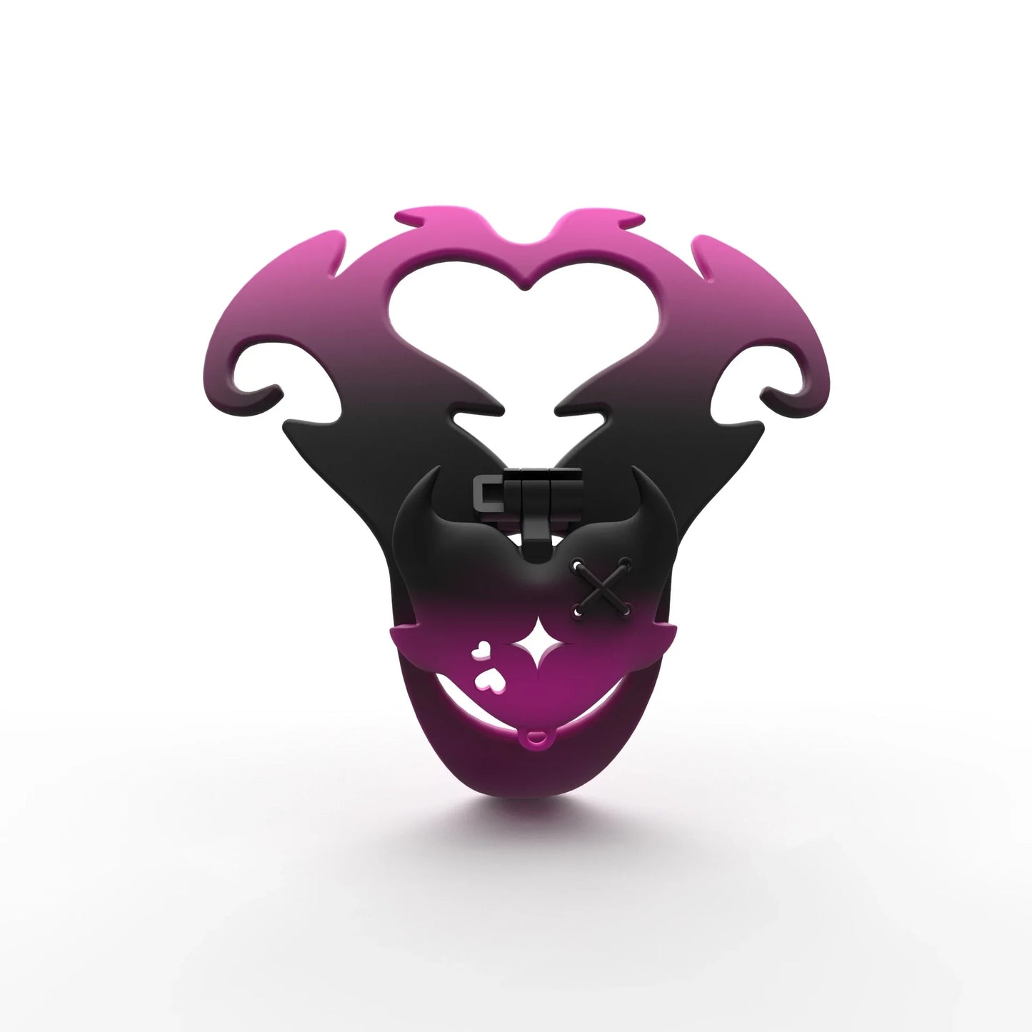 Purple Succubus Chastity Plate Set