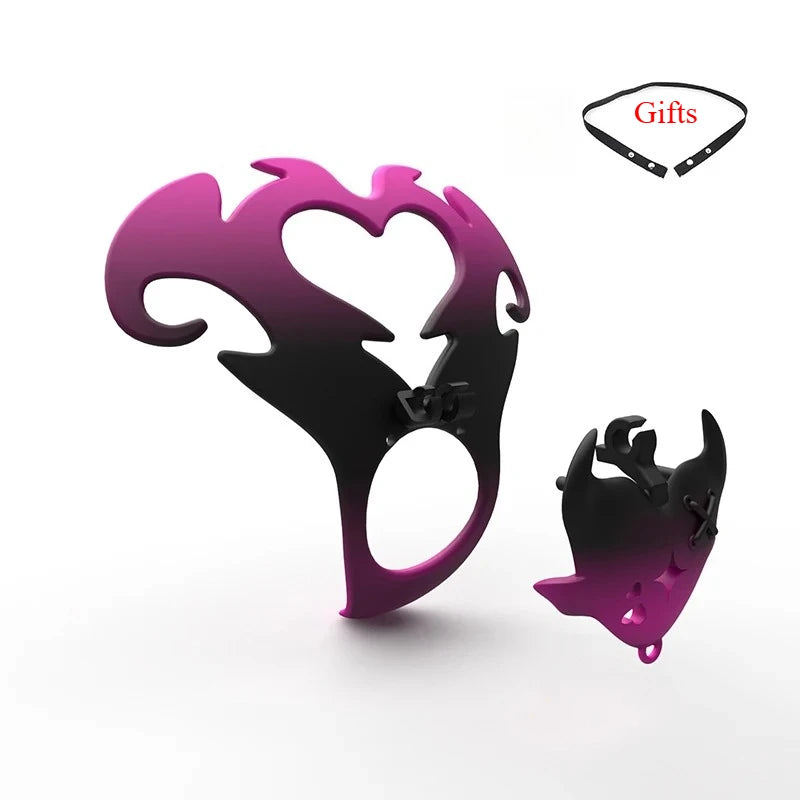 Purple Succubus Chastity plate