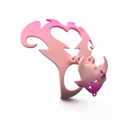 Pink Succubus Chastity Plate Set