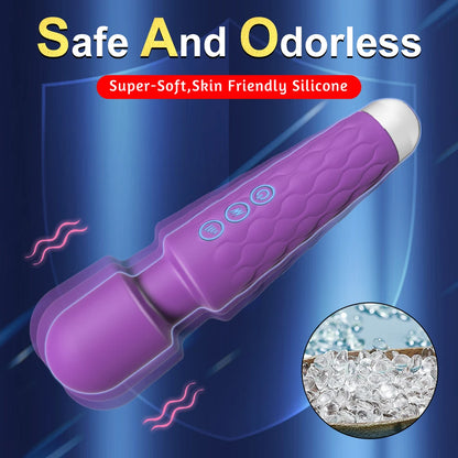 Compact Rechargeable Wand Vibrator