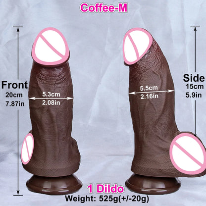 Thick Realistic Dildo with Suction Cup