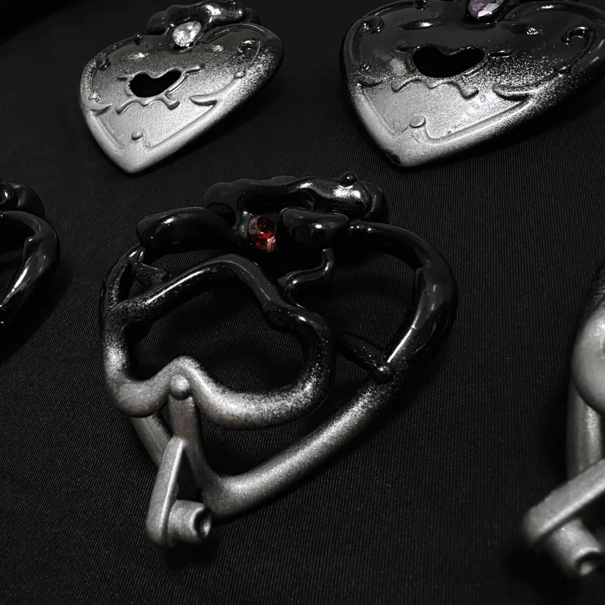 Black Gothic Chastity Cage – alternative view 2