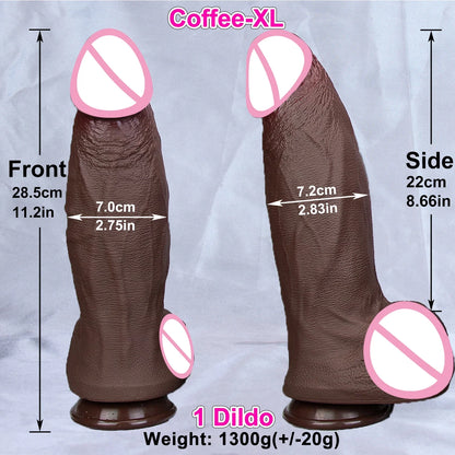 Thick Realistic Dildo with Suction Cup