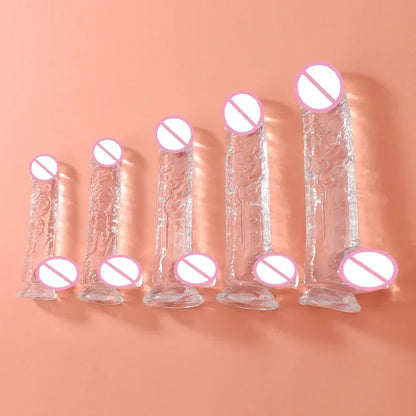 Clear Soft Jelly Dildo