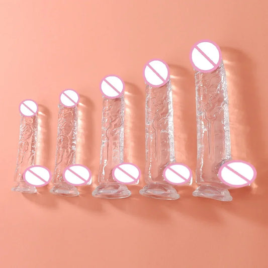 Clear Soft Jelly Dildo