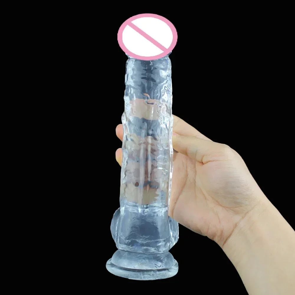 Clear Soft Jelly Dildo