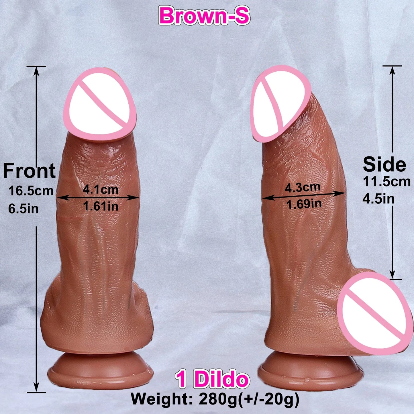 Thick Realistic Dildo with Suction Cup