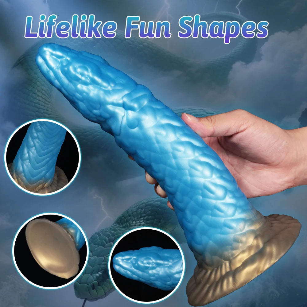 Blue Dragon Fantasy Dildo – alternative view 2