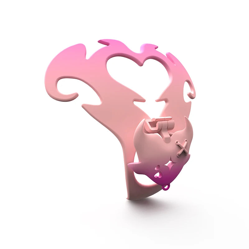 Pink Succubus Chastity plate