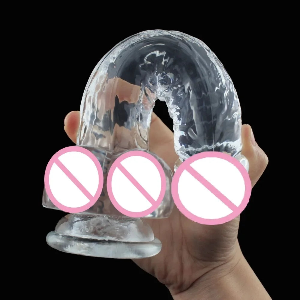 Clear Soft Jelly Dildo