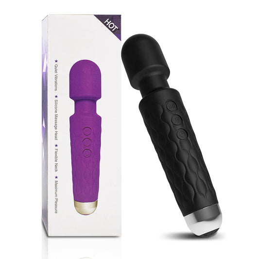 Compact Rechargeable Wand Vibrator