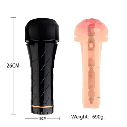 Textured Masturbator with Removable Sleeve
