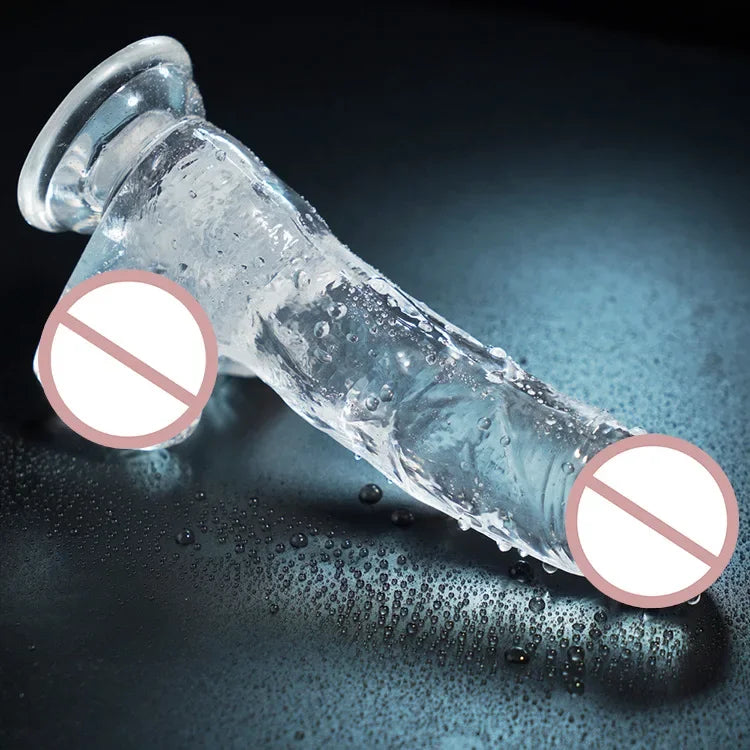 Clear Soft Jelly Dildo