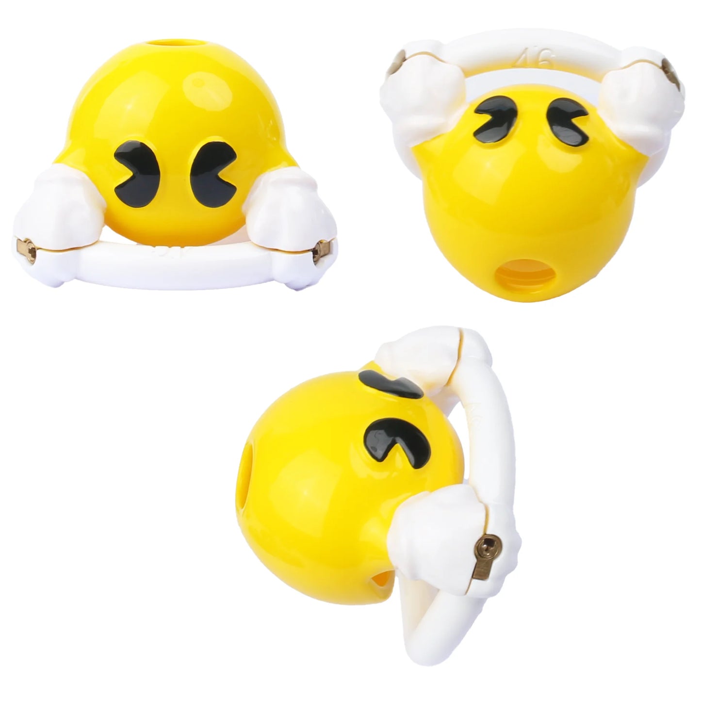Hungry Yellow Guy Chastity Cage