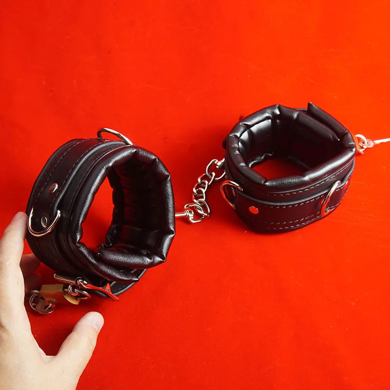 Padded Locking Wrist & Ankle Cuffs – alternative view 9