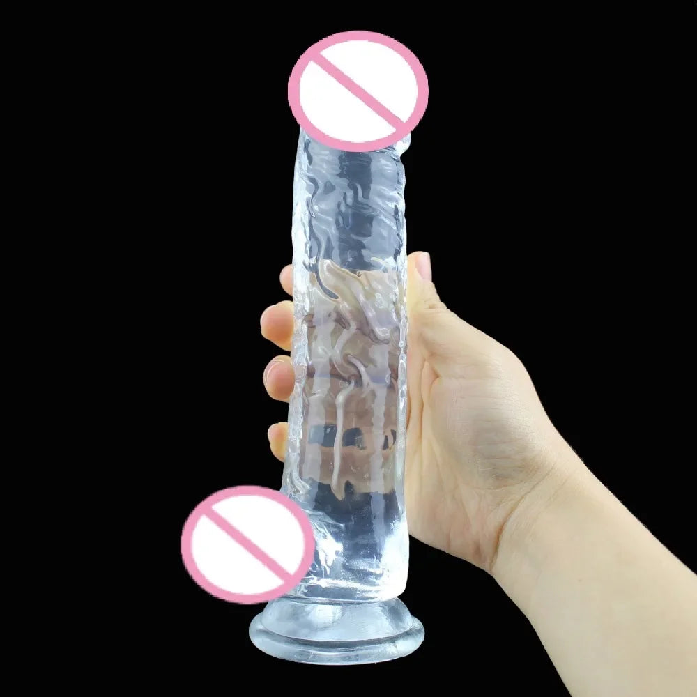 Clear Soft Jelly Dildo